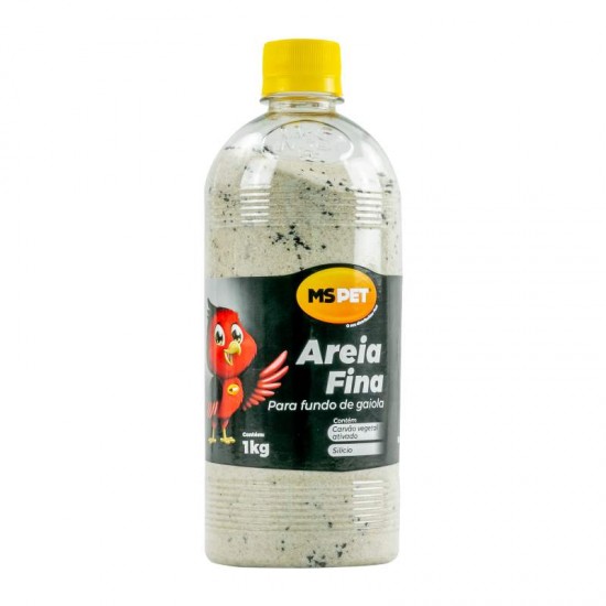 AREIA PASSARO FINA GARRAFA 1KG 