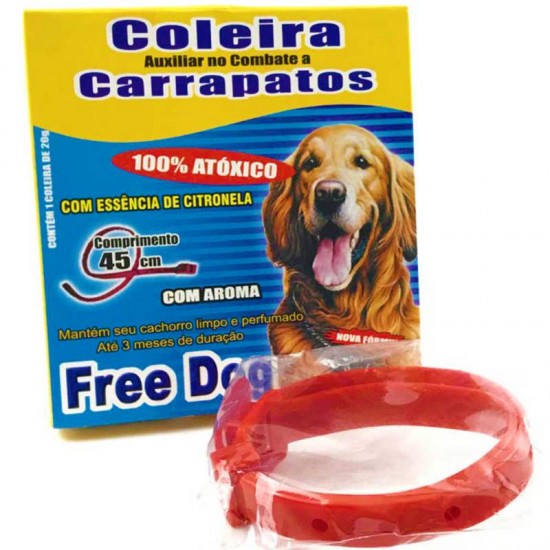 COLEIRA ANTI CARRAPATOS CAO ADULTO 45CM