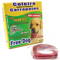 COLEIRA ANTI CARRAPATOS CAO FILHOTE 36CM