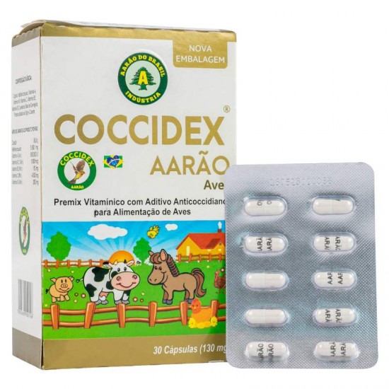 COCCIDEX  130MG CARTELA C/30 CAPS