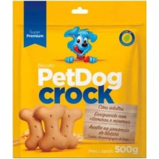 BISCOITO PETDOG CROCK 500G