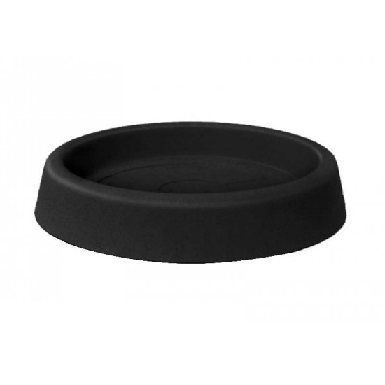 PRATO REDONDO TEXTURIZADO 32 PRETO