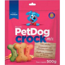 BISCOITO PETDOG CROCK MIX 500G