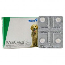 IVERCANIS-IVERMECTINA 3MG CX C/4 COMP.