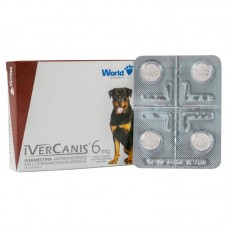 IVERCANIS-IVERMECTINA 6MG CX C/4 COMP.