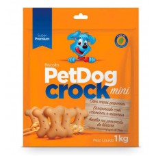 BISCOITO PETDOG CROCK MINI 1KG