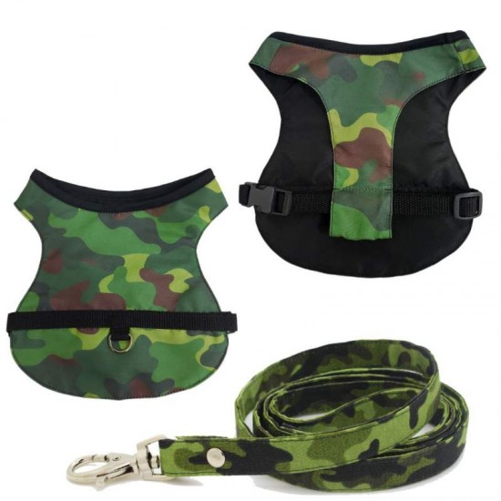 PEITORAL COM GUIA CAMUFLADO VERDE TAM P