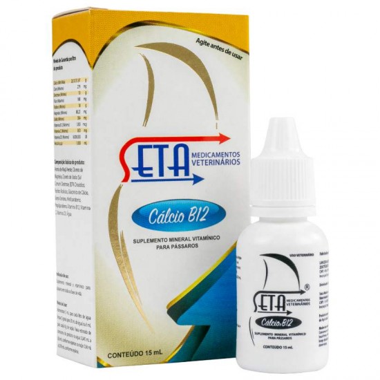 SETA CALCIO B12 15ML - S/B