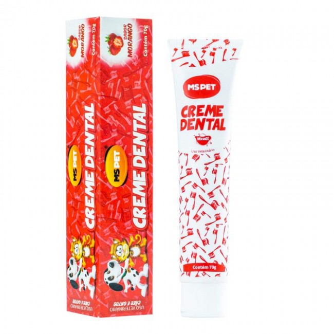CREME DENTAL MS DE MORANGO 70G