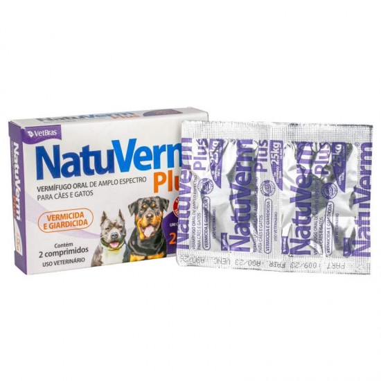 NATU VERM PLUS 1650MG