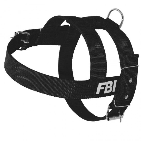 PEITORAL FBI N°7 DUPLO PRETO