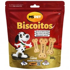 PETISCO BISCOITO CARNE MS 200 GR