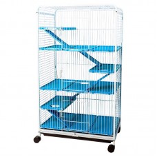 VIVEIRO ROEDORES FAUNA G BRANCO/AZUL 