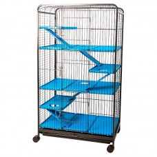 VIVEIRO ROEDORES FAUNA G BLACK/AZUL