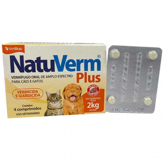 NATU VERM PLUS 132 MG *
