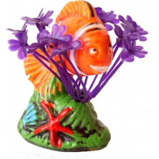 PEIXE PALHACO C/ANEMONA DECORADO 