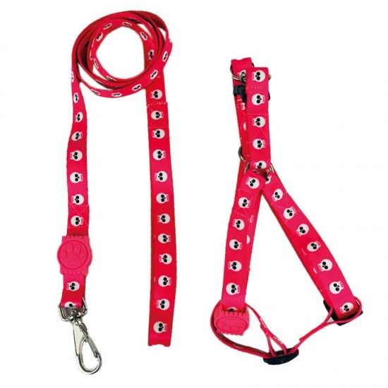 GUIA E PEITORAL CAVEIRA M 120CM/65CM