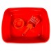 KIT BANDEJA DE GATO BRINQPET VERMELHO