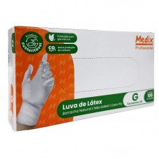 LUVA LATEX NAO SAUDE TAM G 100UN