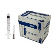 SERINGA 3ML S/AG LUER LOCK UN