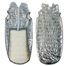 ROUPA PET COLETE PUFFER PRATA FOR. N°1