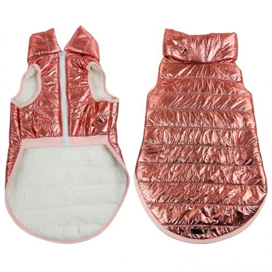 ROUPA PET COLETE PUFFER ROSE FOR. N°7