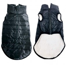 ROUPA PET COLETE PUFFER PRETO FOR. Nº10