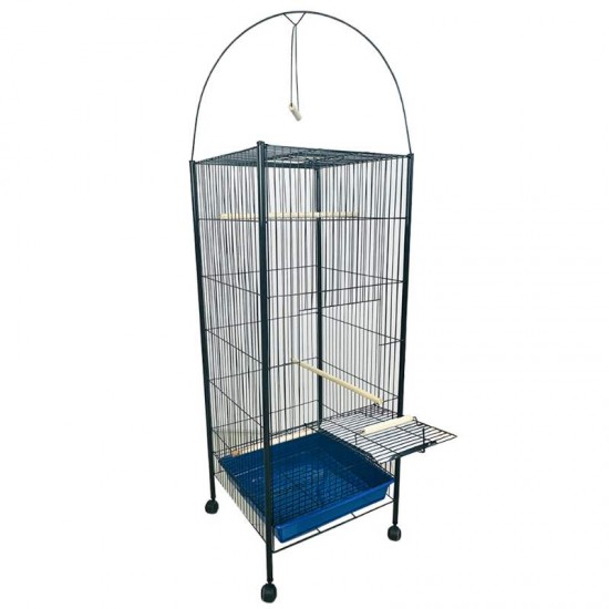 VIVEIRO PARQUE BLACK C/BANDEJA AZUL