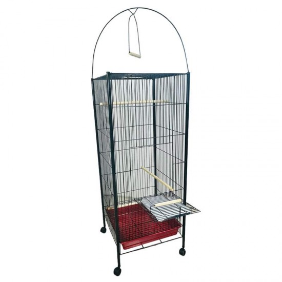 VIVEIRO PARQUE BLACK C/BANDEJA VERMELHA 