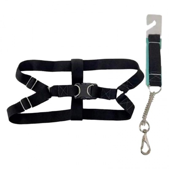 GUIA E PEITORAL MONSTER PRETO G1