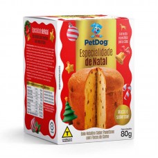 PANETONE P/ CAES SABOR CARNE 80G 