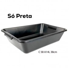 BANDEJA HIGIENICA PRETA  60 X 14 X 38