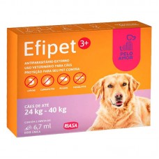 PIPETA EFIPET 3+PELO AMOR DE 24 A 40KG