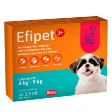 PIPETA EFIPET 3+PELO AMOR DE 4 A 9KG
