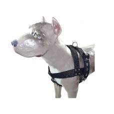 PEITORAL CAO NYLON DUPLO MEDIO PORTE*